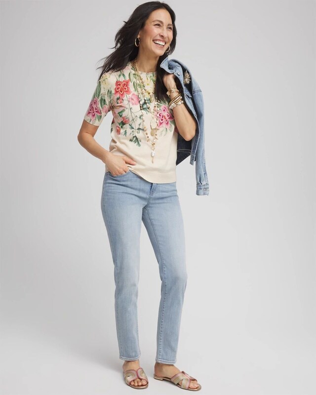 Garden Crewneck Pullover Sweater - image 2